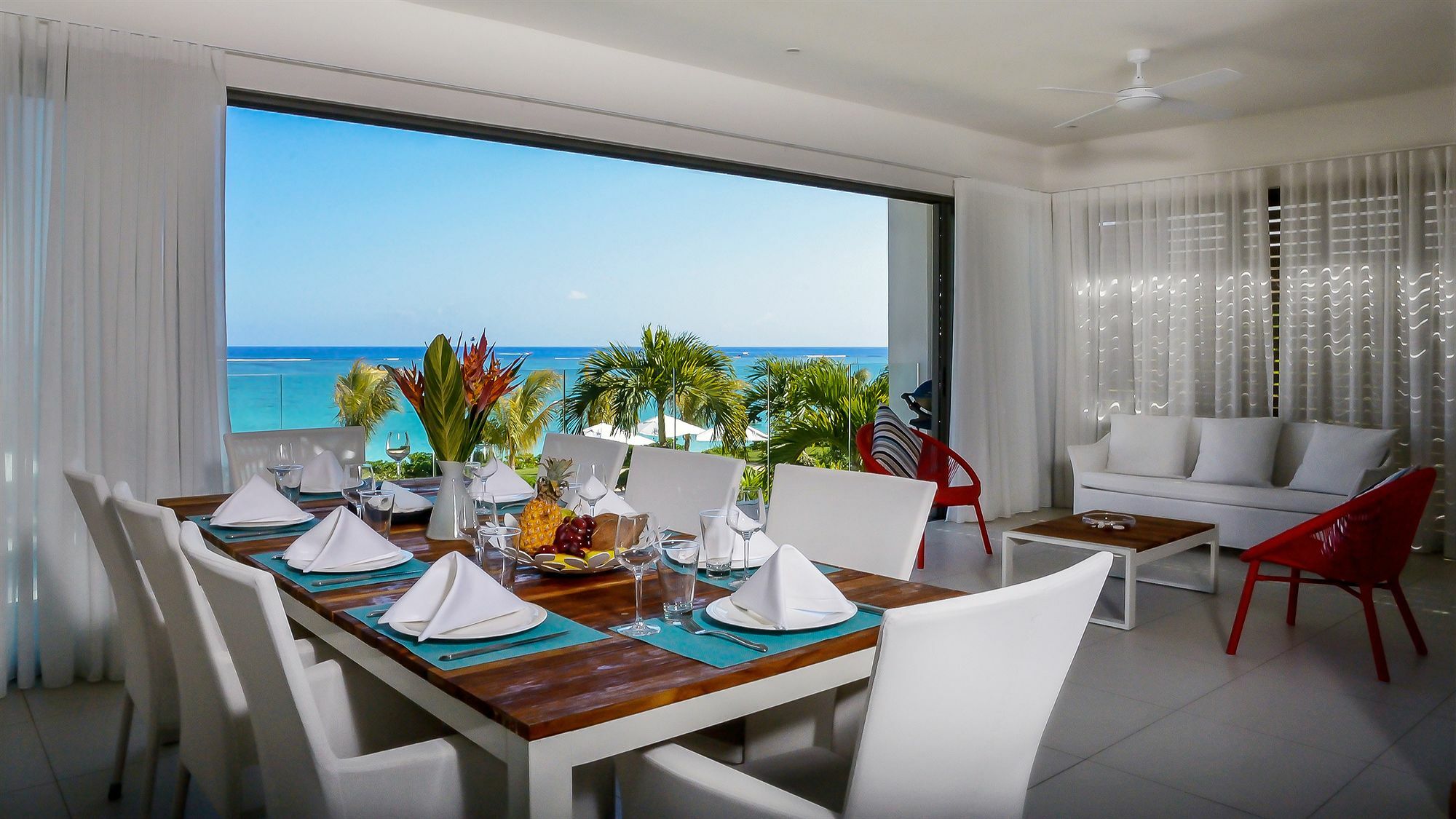 Cap Ouest: Luxury Beachfront Apartments Flic en Flac Luaran gambar